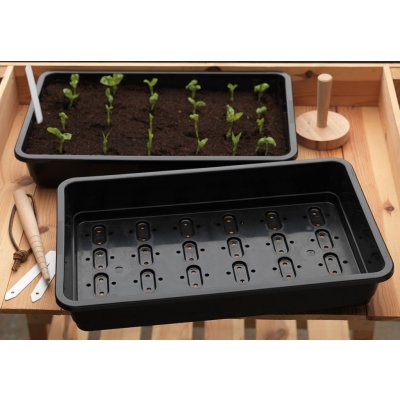 Garland podmiska plast Seed Tray Black 37 5 x 23 x 6 cm – Zboží Dáma