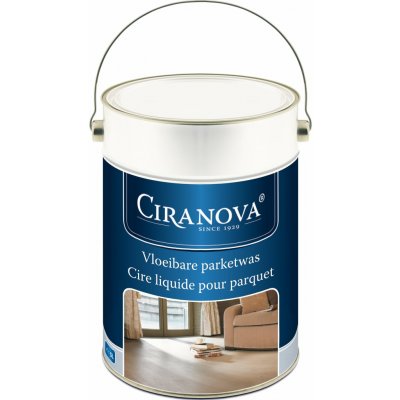 Ciranova Parkettwachs Flussiges parketový vosk tekutý 5 l bezbarvý – Hledejceny.cz