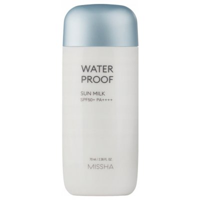 Missha opalovací voděodolné mléko na obličej SPF50 Sun (All Around Safe Block Waterproof Sun Milk) 70 ml – Zboží Dáma