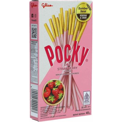 Glico Pocky Strawberry 47 g – Zbozi.Blesk.cz