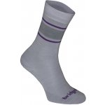 Bridgedale Everyday Sock/Liner merino Endurance Boot ponožky light grey/purple – Zboží Dáma