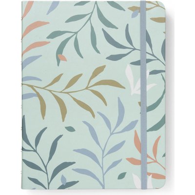 FILOFAX Botanical notebook A5 modrý – Zboží Živě