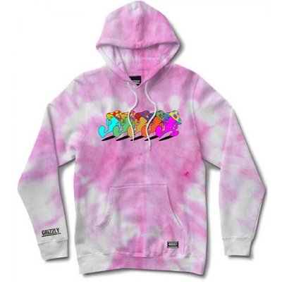 GRIZZLY mikina Kicking Back Pullover Hoodie TDYE