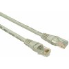 síťový kabel Solarix 28410109 patch, Cat6, UTP, PVC, 1m, šedý