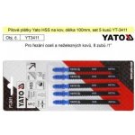 Yato pilový list do přímočaré pily na kov 100mm typ T 8TPI 5 ks YT-3411 – Zboží Dáma