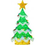 Vánoční stromeček s LED světýlky CM25132DE-S, 130 cm - A COSTWAY – Hledejceny.cz