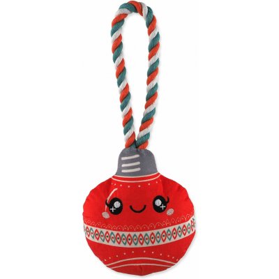 Dog Fantasy Winter Tale ozdoba vánoční pískací červená 30 cm – Zboží Dáma