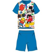 Disney letní pyžamo Mickey, komplet evi0021 modrá