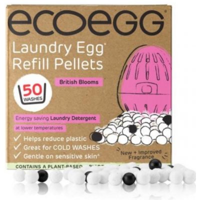 Ecoegg náhradní náplň pro prací vajíčko 50 praní květiny British blossom – Zboží Mobilmania