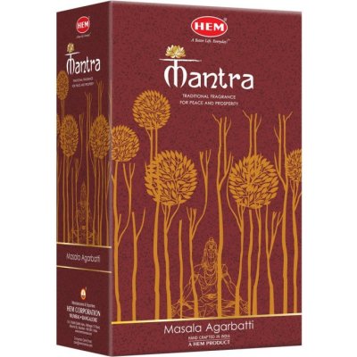 Hem Vonné tyčinky indické Mantra Masala 15 g – Hledejceny.cz