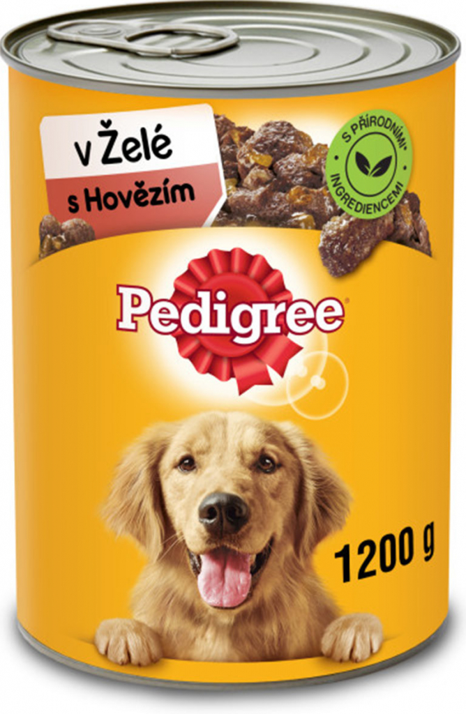 Pedigree Adult hovězí v želé 12 x 1200 g