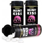 Mint Kiss rybízovo-mátové osvěžující pastilky bez cukru, cassis mint 3 x 28 g – Zboží Dáma