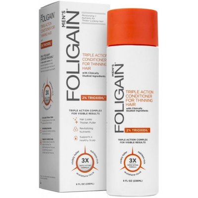 Foligain Triple Action kondicionér proti padání vlasů s 2% trioxidilem pro muže 236 ml – Zboží Mobilmania