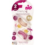 Nip Cherry šidítko kaučuk 2ks red/pink – Zbozi.Blesk.cz