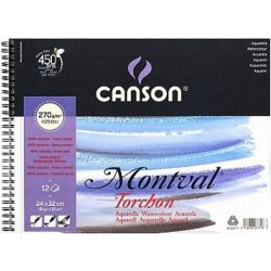 Cansol Montval Torchon 24x32 cm 12 listů 270g/m kroužková vazba