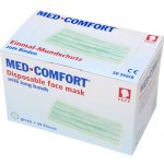 Med-Comfort Ústenky operační 3 vrstvé s úvazky, zelená, 50 ks – Zboží Mobilmania