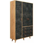 Hanah Home Pagina 120 cm dub/tmavě hnědá – Hledejceny.cz