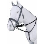 Acavallo Set martingal a otěže kožené Thiedemann černá – Zboží Dáma