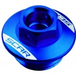 SCAR závodní krytka olejové náplně HUSQVARNA FE 250 / 350 / 450 / 501 14-24, FC 250 / 350 / 450 14-24, TE 250 / 300 14-24, TX 300 17-24, FX 350 / 450 17-24 barva světle modrá | Zboží Auto