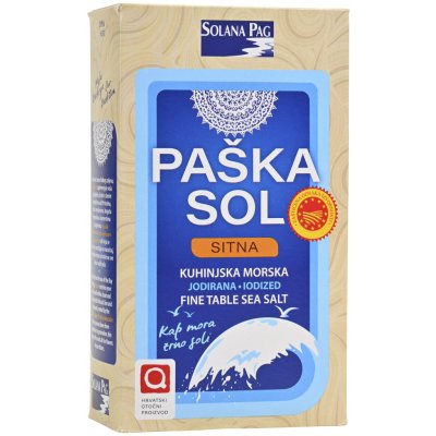 Solana Pag mořská sůl jemná 1 kg – Zboží Dáma