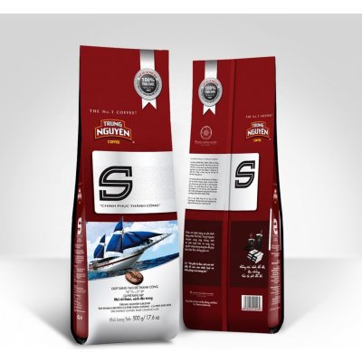 Trung Nguyen Mletá Vietnamská káva S Blend CONQUEROR 0,5 kg – Zboží Dáma