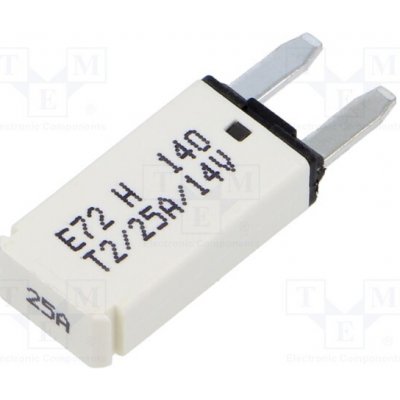 GLOSO 86126 Pojistka: tepelná; 12,45mm; automobilová; 25A; 14VDC; E72 – Hledejceny.cz