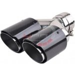 Jap Parts karbonová - kulatá zkosená duální 2x 76mm | Zboží Auto