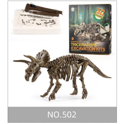 Mamido Archeologická sada dinosaurus kostra Triceratops 3D skeleton – Hledejceny.cz