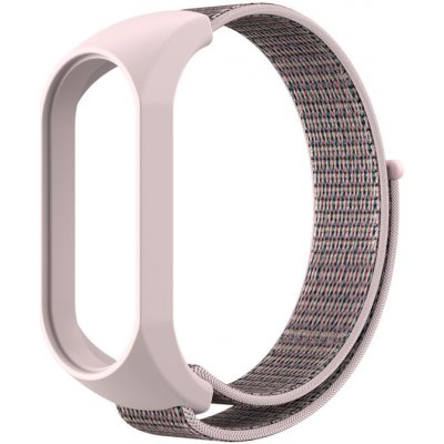 Xiaomi Mi Band 7 nylonový náhradní náramek Růžová s tmavým páskem MBSCZ-7NRZT – Hledejceny.cz