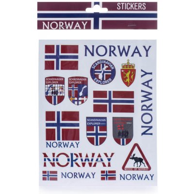 Arch samolepek Scandinavian Explorer s norskou vlajkou – Hledejceny.cz