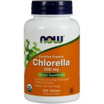 NOW Chlorella 500 mg Organic 200 tablet – Hledejceny.cz