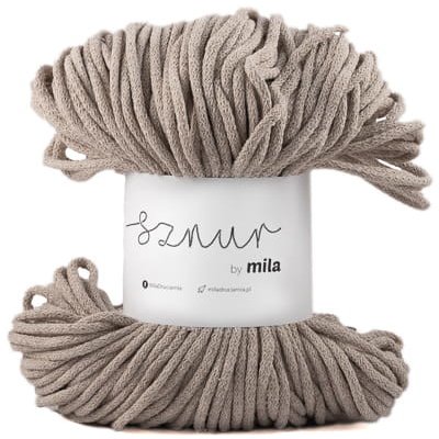 Bavlněná šňůra MILA 5mm - Lněná/P10 – Zboží Dáma