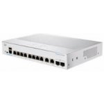 Cisco switch CBS350-8T-E-2G-EU (8xGbE,2xGbE/SFP combo,fanless)