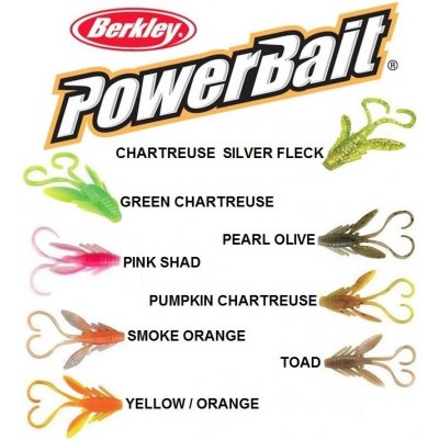 Berkley Powerbait Power Nymph 2,5 cm CHARTEUSE SILVER FLECK 12 ks – Zboží Dáma