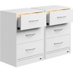 FurniGO Eloise 54 x 39 x 28 cm – Zboží Dáma