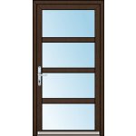 OknaDvereNaMiru.cz Vchodové dveře SLOUPKOVÉ Zora 1 zlatý dub 110 x 220 cm – Zboží Mobilmania