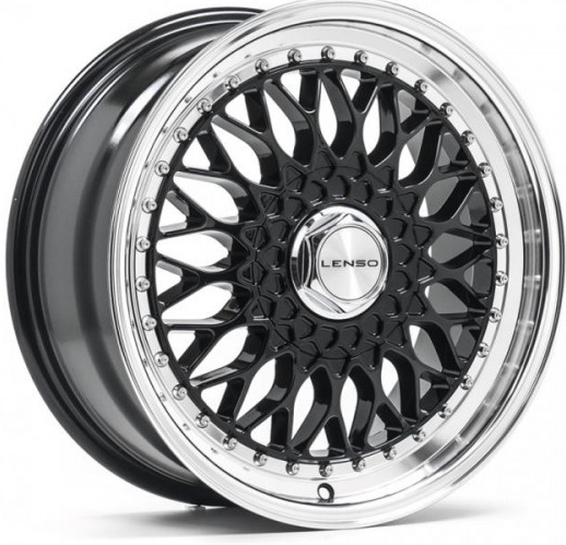 Lenso Bsx 8,5x17 4x114,3 ET30 gloss black & polished