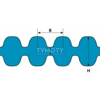 Řemen ozubený 1040 8M 85 Gates Twin Power GT2 TP | Zboží Auto