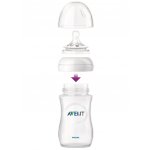 Philips Avent skleněná láhev Natural bez BPA SCF673/17 Transparentní 240ml – Zboží Dáma