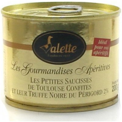 Valette Malé klobása Toulouse s lanýži Périgord 2% 200 g – Zboží Mobilmania