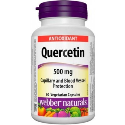 Webber Naturals Quercetin Kvercetín 500 mg 60 kapslí