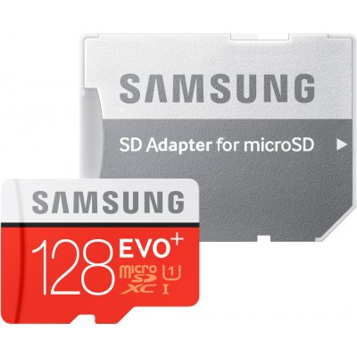 Samsung EVO+ microSDXC 128GB UHS-I U1 + adapter MB-MC128DA/EU od 1 799 Kč -  Heureka.cz