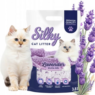 Silky Silikonové stelivo bezprašné 3,8 l – Zboží Dáma