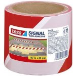 Tesa Výstražná páska 80 mm x 100 m červeno-bílá – HobbyKompas.cz