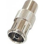 PremiumCord Adaptér, redukce F zásuvka / IEC zásuvka – Sleviste.cz