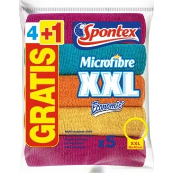 Spontex Mikroutěrka XXL 4 + 1 ks