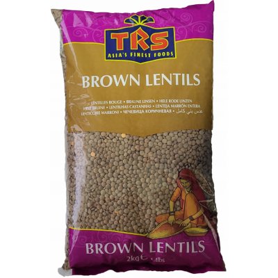 TRS Foods Hnědá Čočka 2 kg – Zboží Dáma