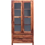 indickynabytek.cz Vitrína Gani z indického masivu palisandr sheesham – Zboží Mobilmania