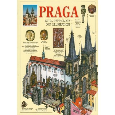 Praha Podrobný obrazový italský průvodce