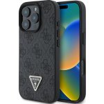 Guess PU 4G Strass Triangle Metal Logo pro iPhone 16 Pro Max Black – Zboží Mobilmania